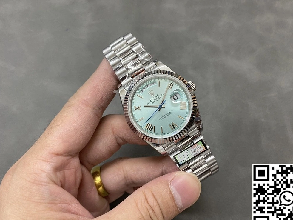 Date Steel M228236-0012 Blue Factory Rolex Dial v5 QF Day Tungsten 1006